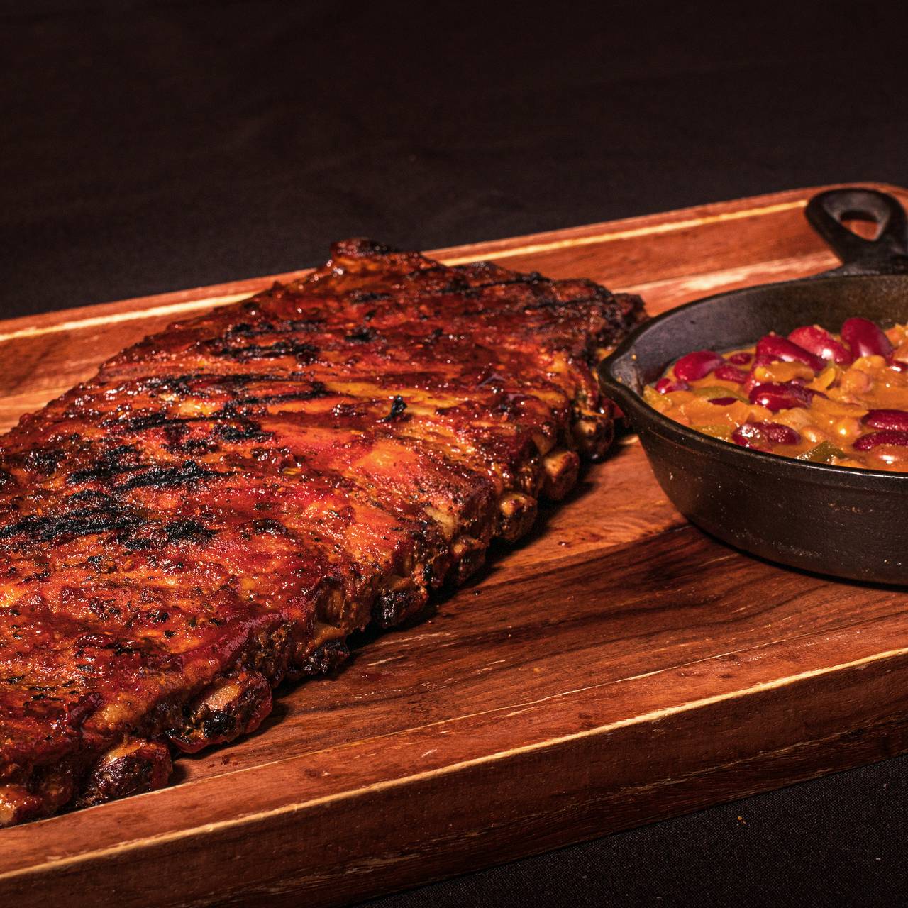 costillas chili's half rack of ribs