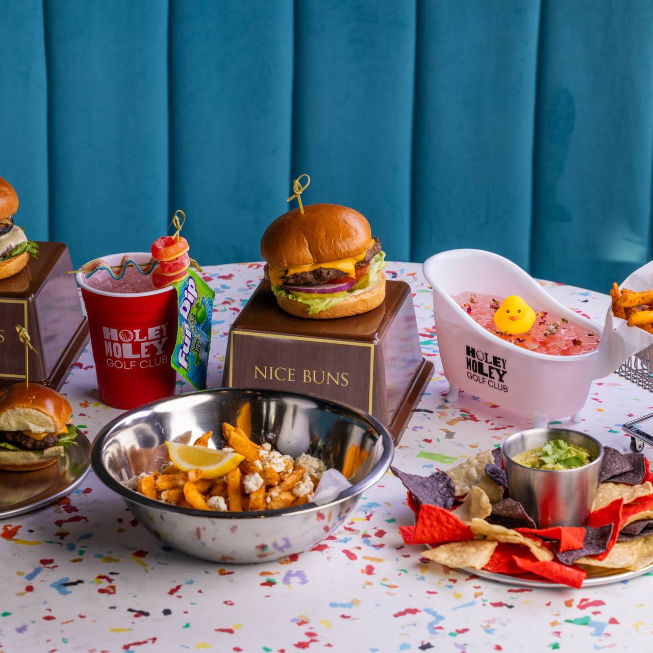 Burger Bar Just Eat Mayhem Burger Holey Moley San Antonio