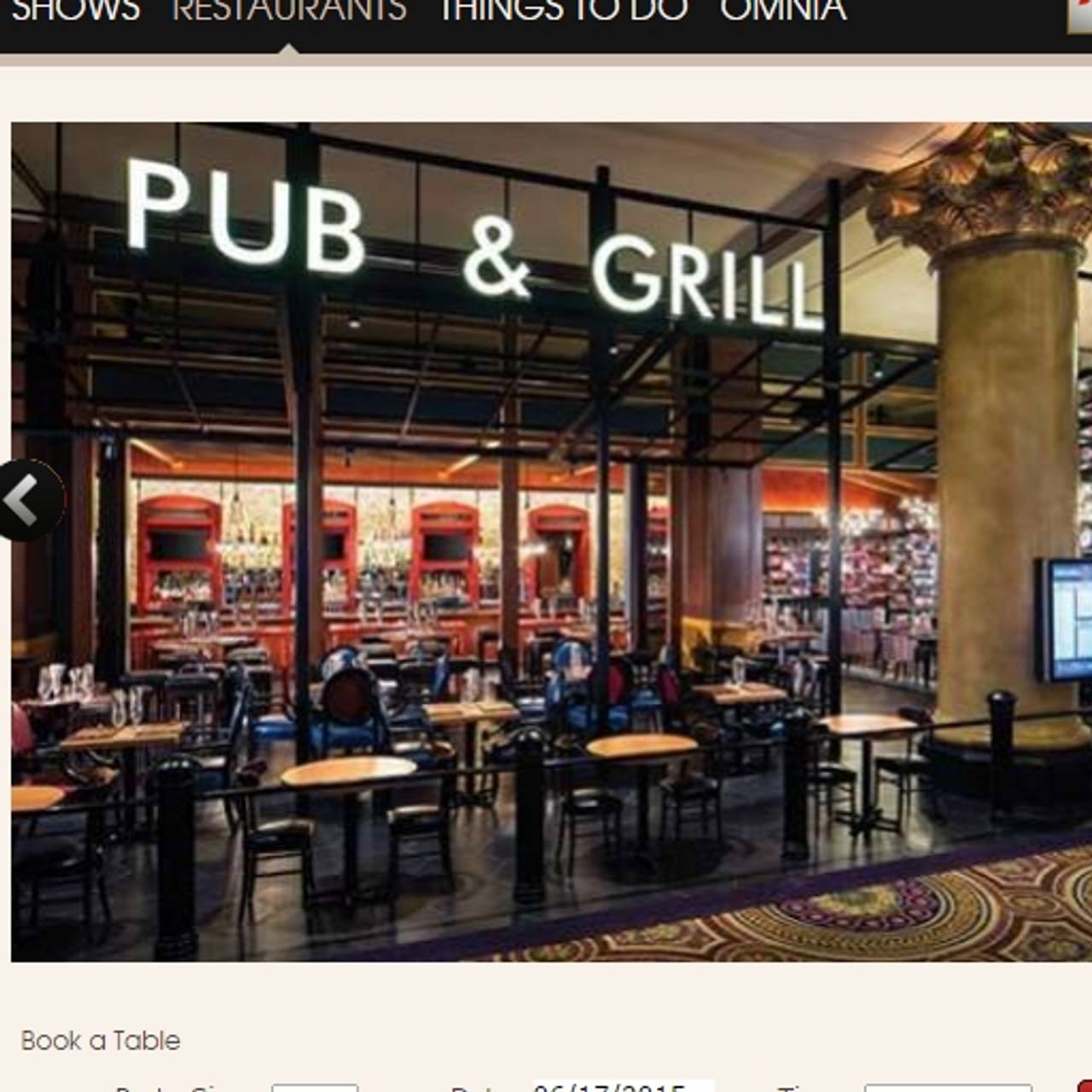 Gordon Ramsay Pub Grill Caesars Palace Las Vegas Restaurant Gordon Ramsay Pub Grill Caesars Palace Las Vegas