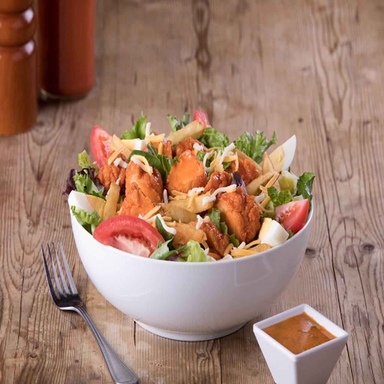 Kings Family Restaurant North Versailles Pa Crispy Buffalo En Salad Kings Family Restaurant North Versailles Pa