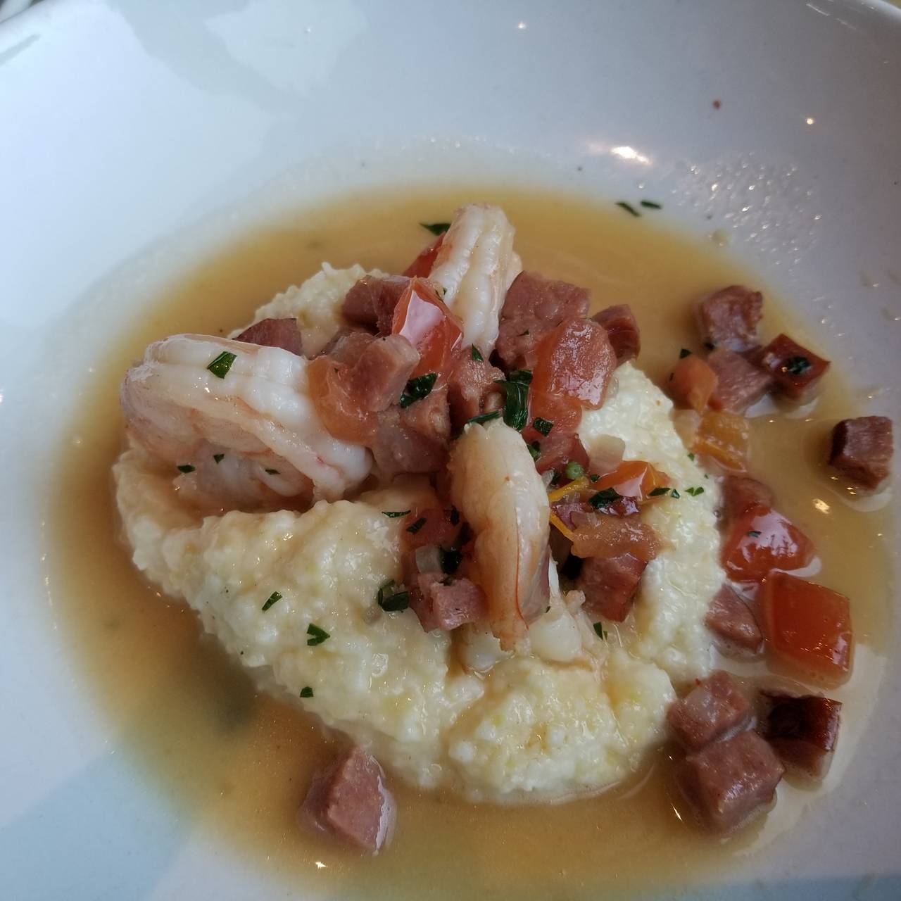 shrimp and grits matchbox