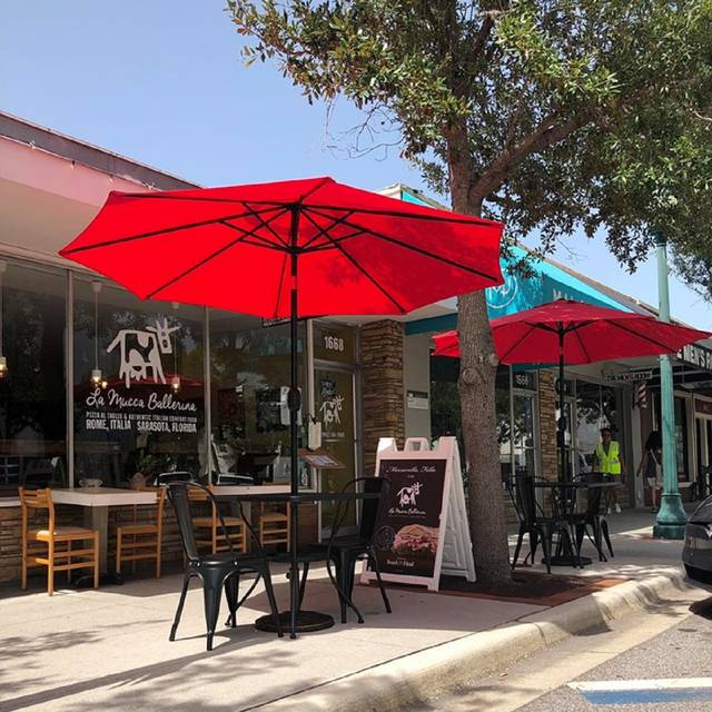La Mucca Ballerina Italian restaurant on Main Street in Sarasota.