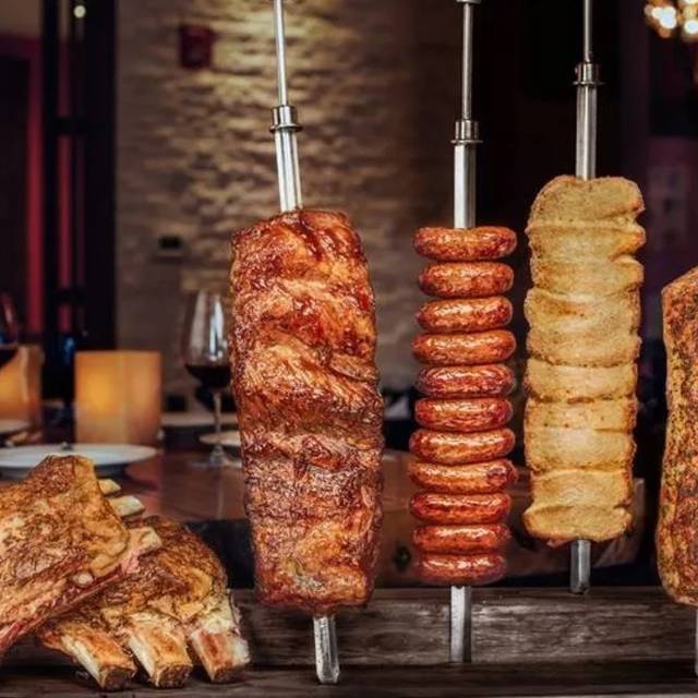 Traditional Brazilian churrasco skewers