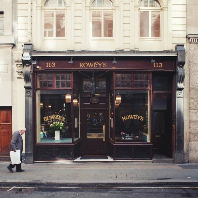 Rowley's Restaurant - London, | OpenTable