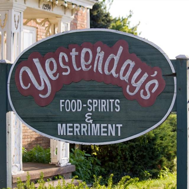 Yesterday's Food & Spirits Restaurant Granger, IN OpenTable