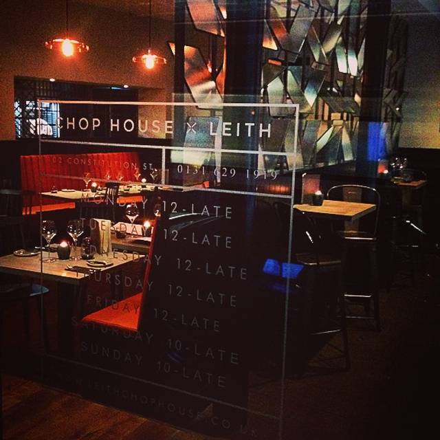Chop House Leith Edinburgh, OpenTable
