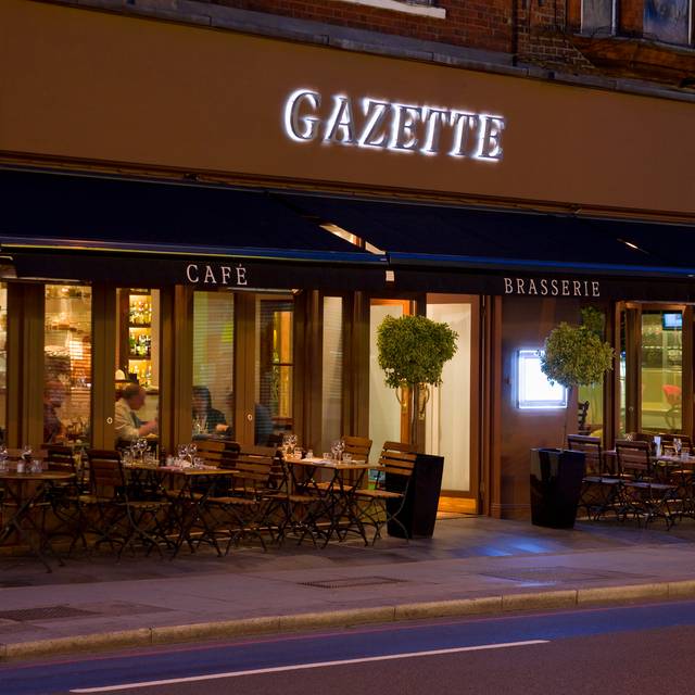 gazette brasserie london
