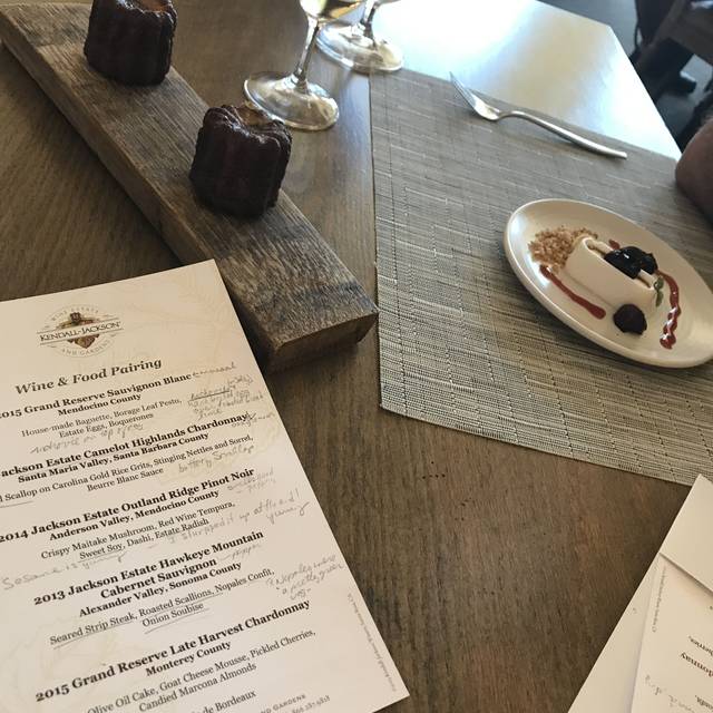 KendallJackson Wine Estate & Gardens Restaurant Fulton, CA OpenTable