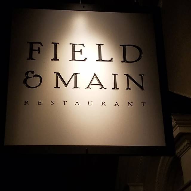 Field & Main Restaurant Marshall, VA OpenTable