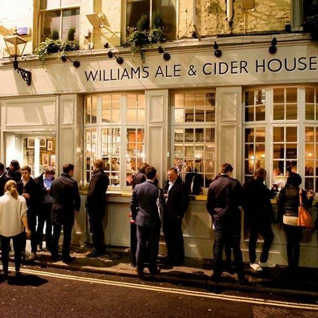 The Williams Ale & Cider House Restaurant London, OpenTable