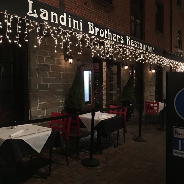 Landini Brothers Restaurant Alexandria Va Opentable Landini Brothers Alexandria Va