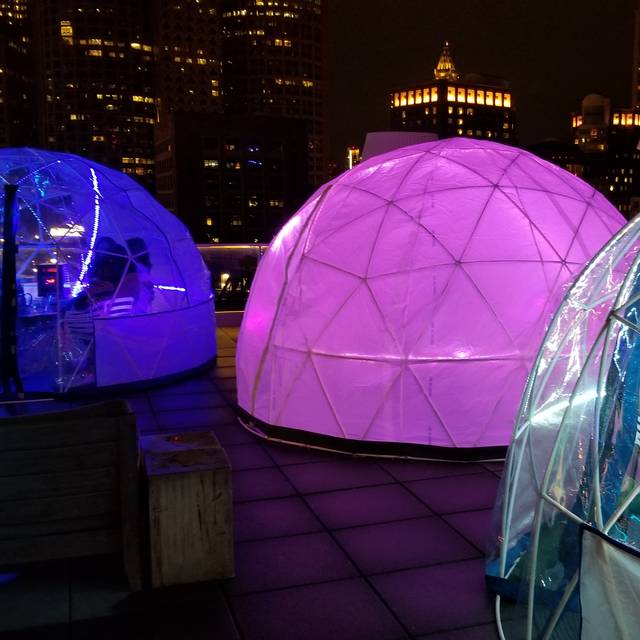 Igloos @ Lookout Rooftop Bar Restaurant - Boston, MA | OpenTable