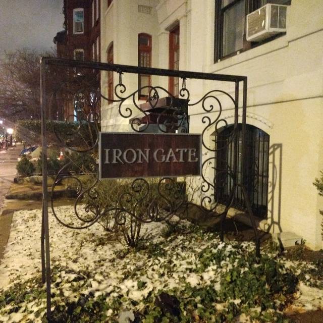 Iron Gate Restaurant Washington, DC OpenTable