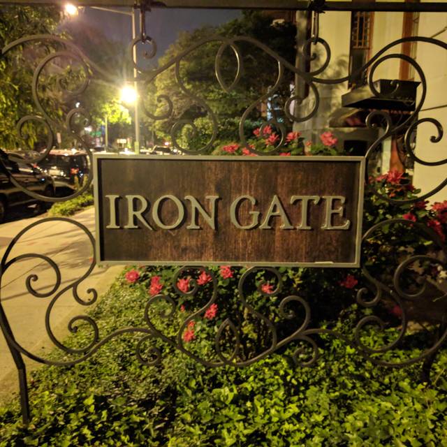 Iron Gate Restaurant - Washington, DC | OpenTable