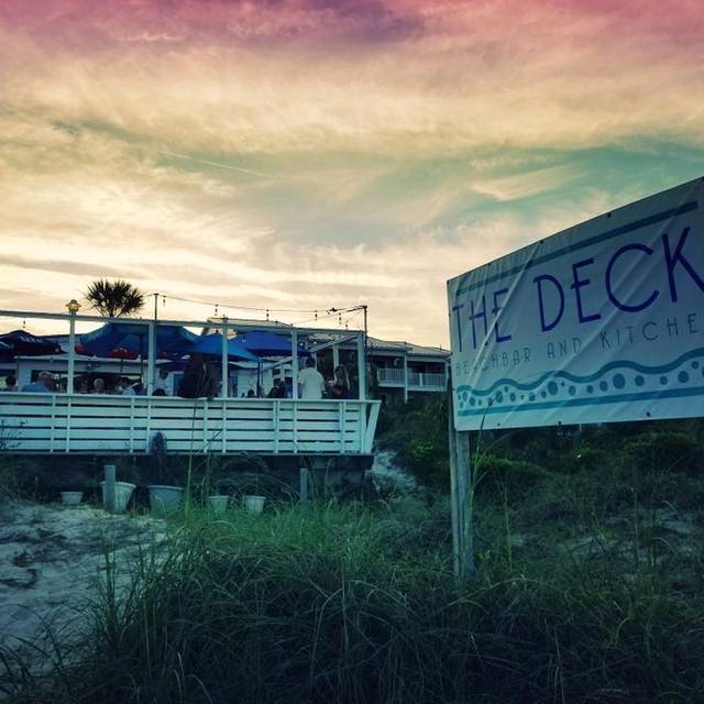 The Deck Beach Bar and Kitchen Restaurant Tybee Island, GA OpenTable