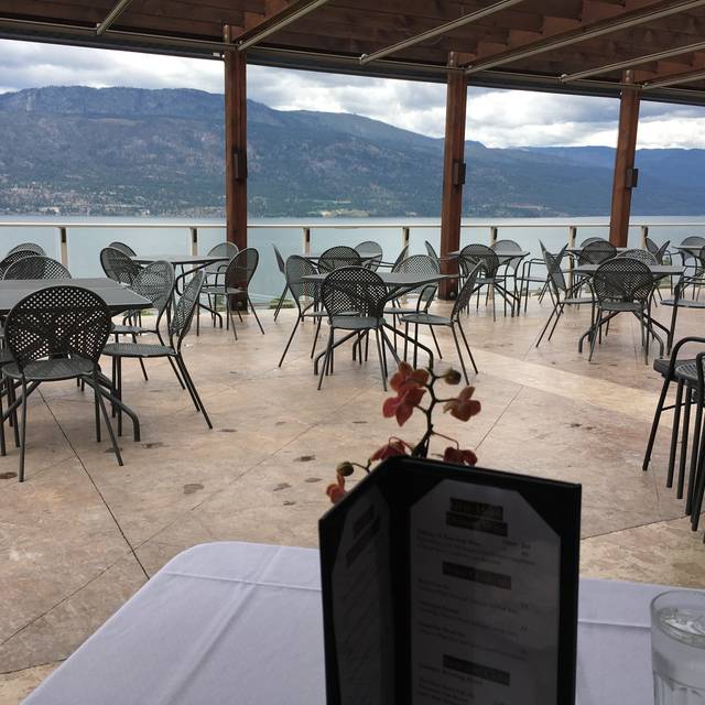 Permanently Closed Grapevine Restaurant and Patio at Gray Monk Estate