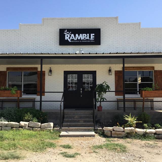 Ramble Restaurant Salado, TX OpenTable