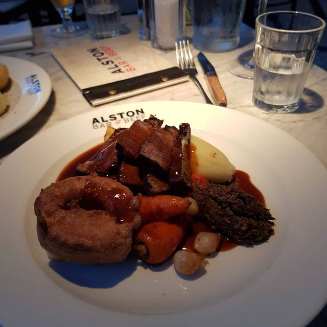 Alston Bar & Beef Glasgow, OpenTable