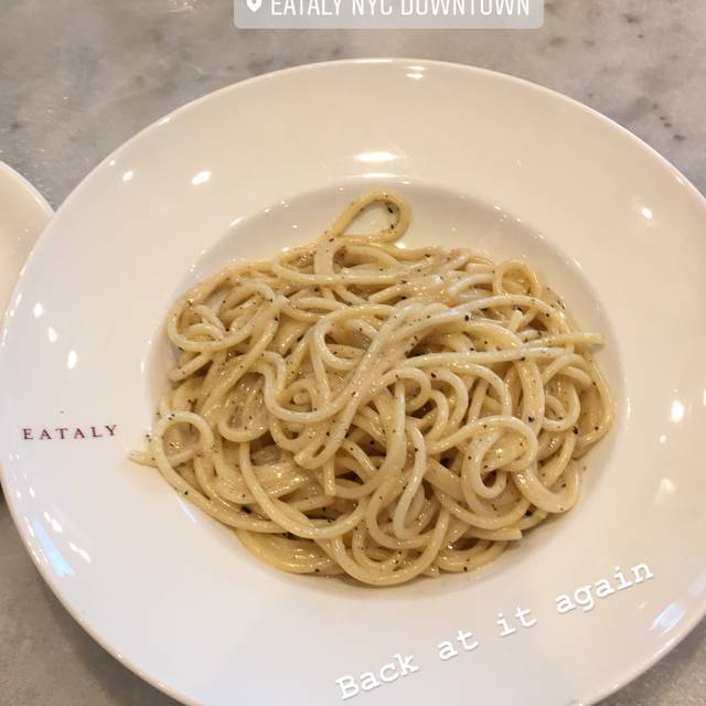 La Pizza & La Pasta Eataly NYC Downtown Restaurant New York, NY