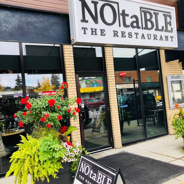 NOtaBLE the Restaurant Calgary, AB OpenTable