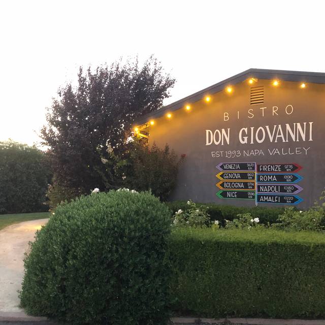 Bistro Don Giovanni In Napa: A Culinary Symphony