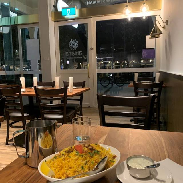 Amara Indian Restaurant Canberra, AUACT OpenTable