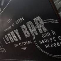 A photo of Lobby Bar restaurant