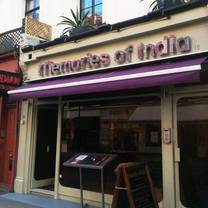 Restaurants near Kensington Gardens London - Memories of India - Gloucester Road