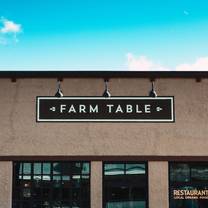 Une photo du restaurant Farm Table Foundation