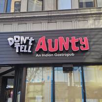 A photo of Don’t Tell Aunty restaurant