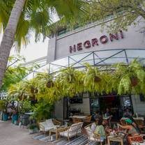 Une photo du restaurant Negroni Miami Midtown