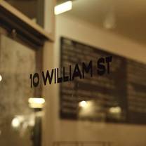 Une photo du restaurant 10 William St