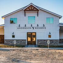 Une photo du restaurant Anderson Reserve