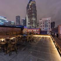 photo of moxy rooftop restaurant