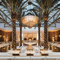 photo of the palm court at rh san francisco restaurant