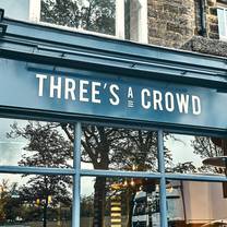 Restaurants near Alhambra Theatre Bradford - Three's a Crowd - Leeds