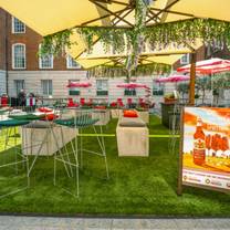 Restaurants near Burgess Park London - Chambers Courtyard