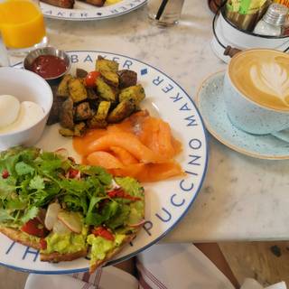 THE BUTCHER'S EGGS BENEDICT - Picture of The Butcher, The Baker, The  Cappuccino Maker, West Hollywood - Tripadvisor