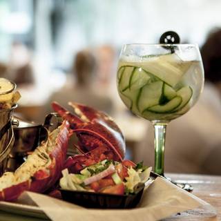 Mossel en Gin