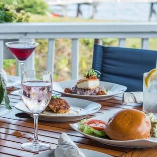 Deck Bar & Grill at Linekin Bay Resort