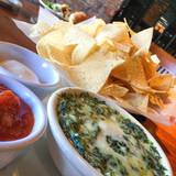Try out our creamy spinach and artichoke dip on us photo