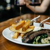 Steak Frites Tuesday Special at Reverence Photo