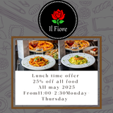 May 25% off lunch Photo