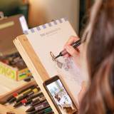 Live Illustrator Afternoon Tea foto