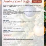 Mistletoe Lunch Buffet photo