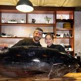 Bluefin Tuna Cutting foto