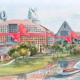 Cover image for The Fountain at Walt Disney World Dolphin Hotel