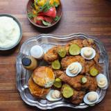 No Menu Tuesday Fried Chicken and Chamapgne Foto