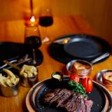 Divide & Conquer-Sharing Steak with Wine photo