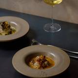 7 Course Menu - £72 per guest (1-4 guests) Photo